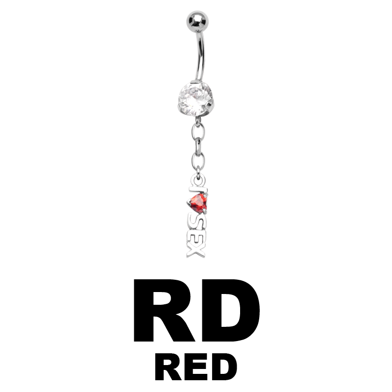 Steel Cast Dangling Bananabell Ombelico