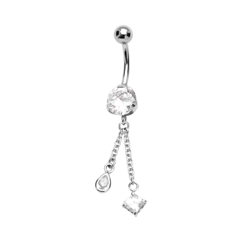 Steel Cast Dangling Bananabell Ombelico