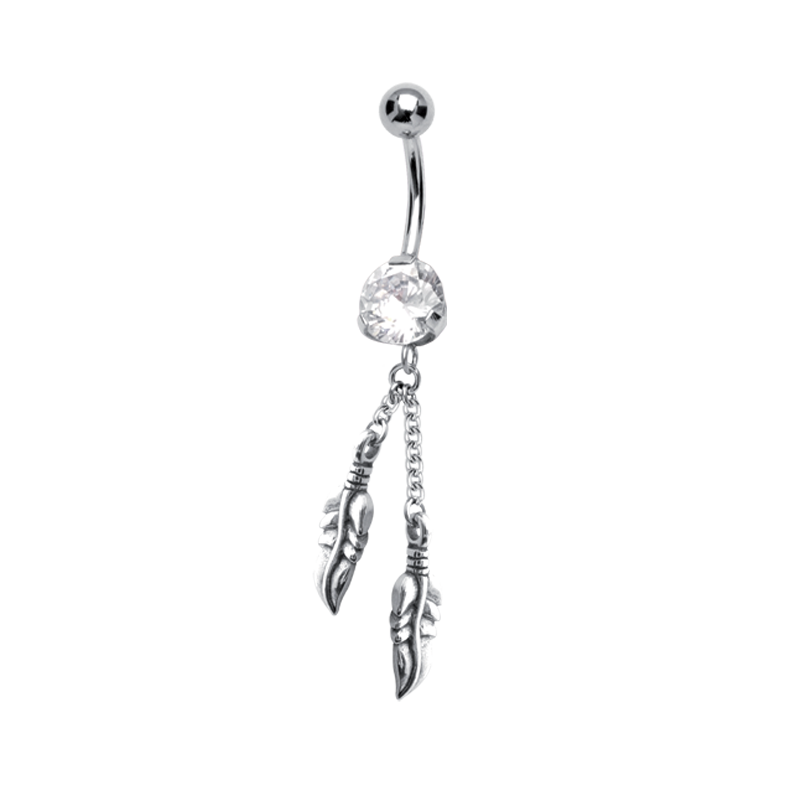 Steel Cast Dangling Bananabell Ombelico