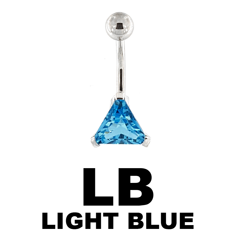 Triangle Swarovski Stone Bananabell Ombelico