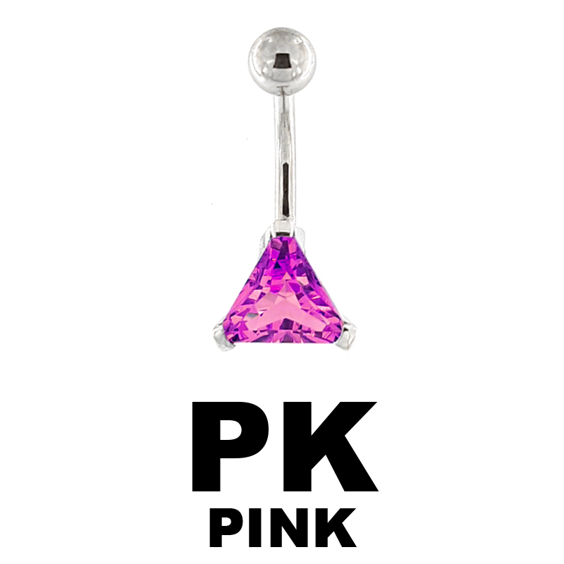 Triangle Swarovski Stone Bananabell Ombelico