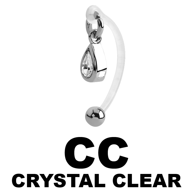 Bioflex Initmate Navel Bananabell with Steel Dangled Ombelico
