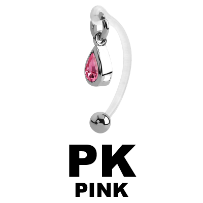 Bioflex Initmate Navel Bananabell with Steel Dangled Ombelico