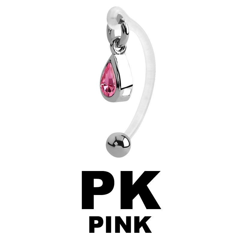 Bioflex Initmate Navel Bananabell with Steel Dangled Ombelico