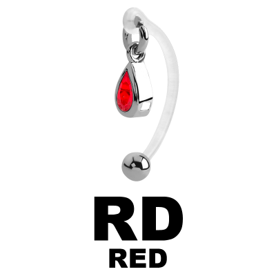 Bioflex Initmate Navel Bananabell with Steel Dangled Ombelico