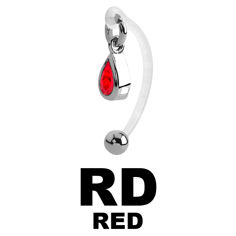 Bioflex Initmate Navel Bananabell with Steel Dangled Ombelico