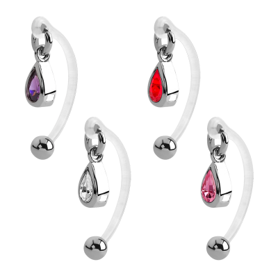 Bioflex Initmate Navel Bananabell with Steel Dangled Ombelico