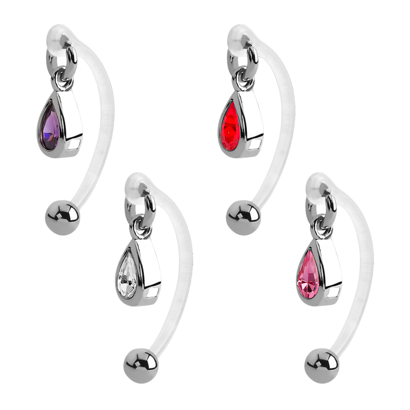 Bioflex Initmate Navel Bananabell with Steel Dangled Ombelico