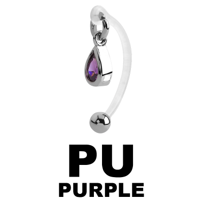 Bioflex Initmate Navel Bananabell with Steel Dangled Ombelico