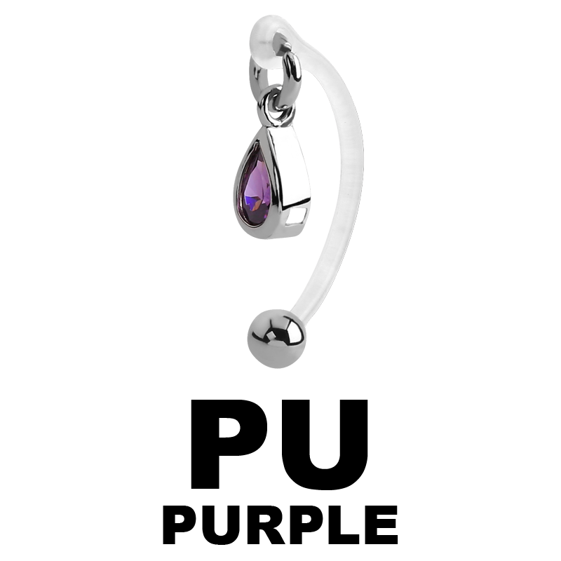 Bioflex Initmate Navel Bananabell with Steel Dangled Ombelico