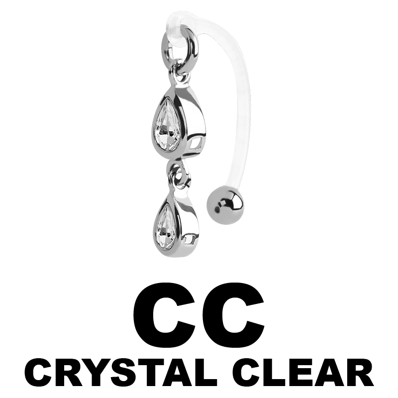 Bioflex Initmate Navel Bananabell with Steel Dangled Ombelico