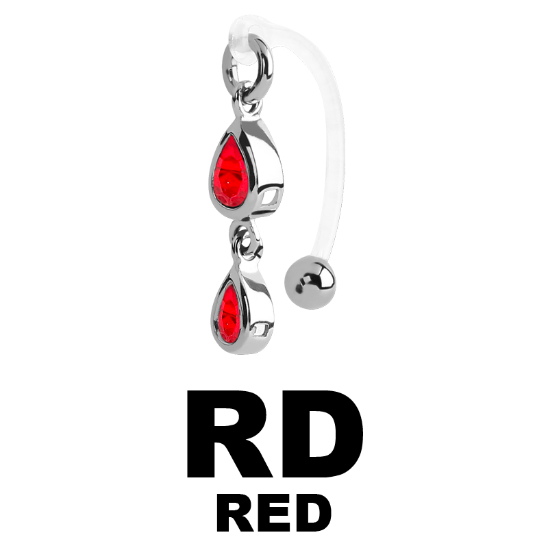 Bioflex Initmate Navel Bananabell with Steel Dangled Ombelico