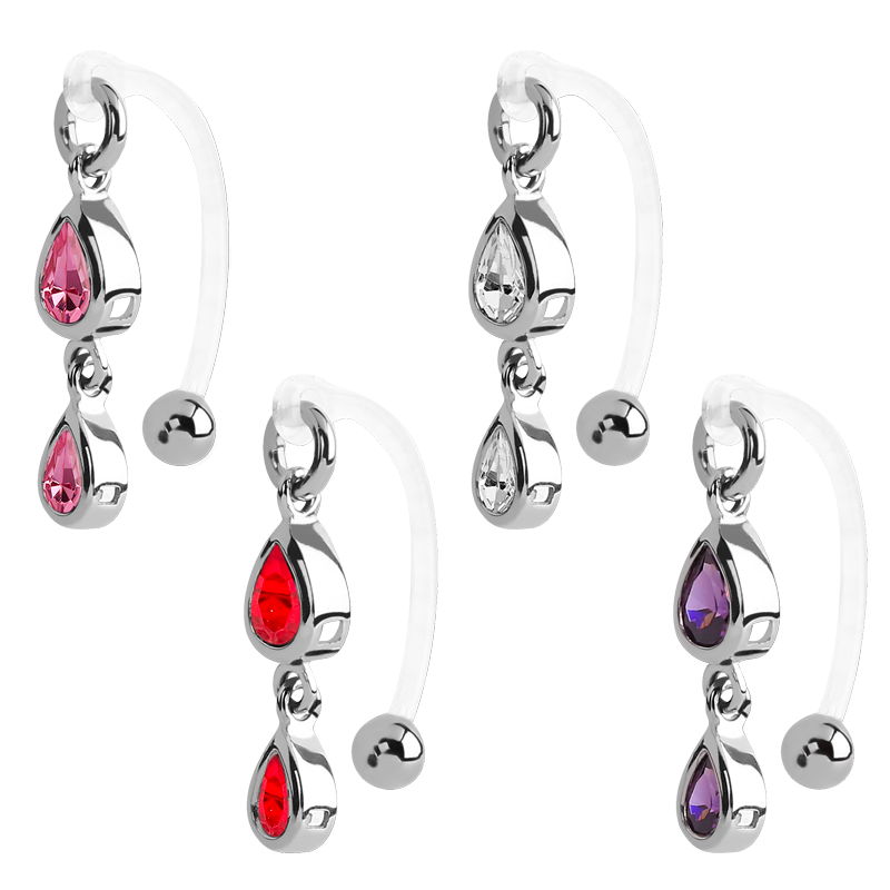 Bioflex Initmate Navel Bananabell with Steel Dangled Ombelico