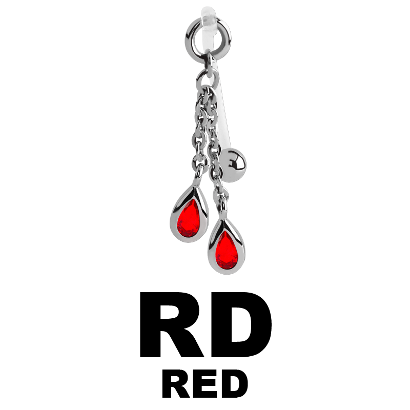 Bioflex Initmate Navel Bananabell with Steel Dangled Ombelico