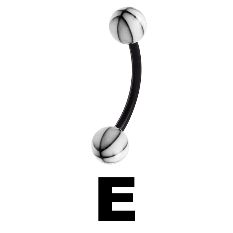 Bioplast Micro Bananabell with UV Balls Orecchio