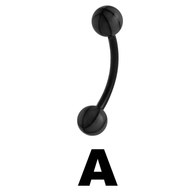 Bioplast Micro Bananabell with UV Balls Orecchio