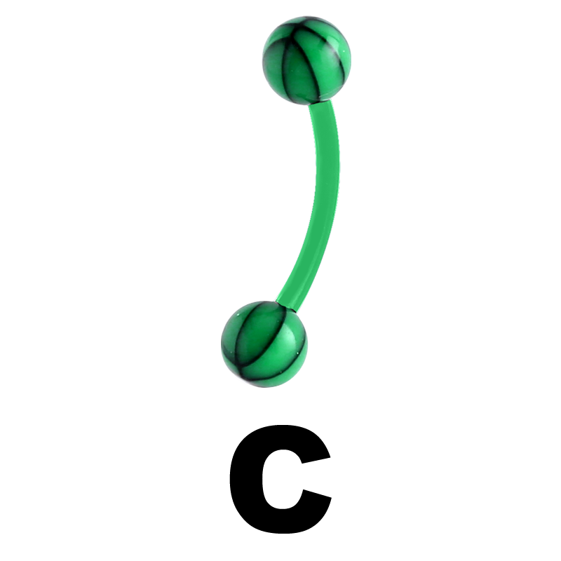 Bioplast Micro Bananabell with UV Balls Orecchio