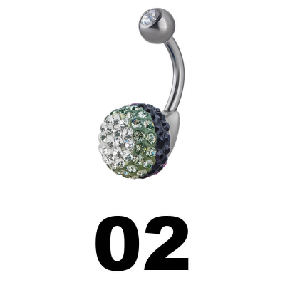Crystal Galaxy Titanium Bananbell Navel