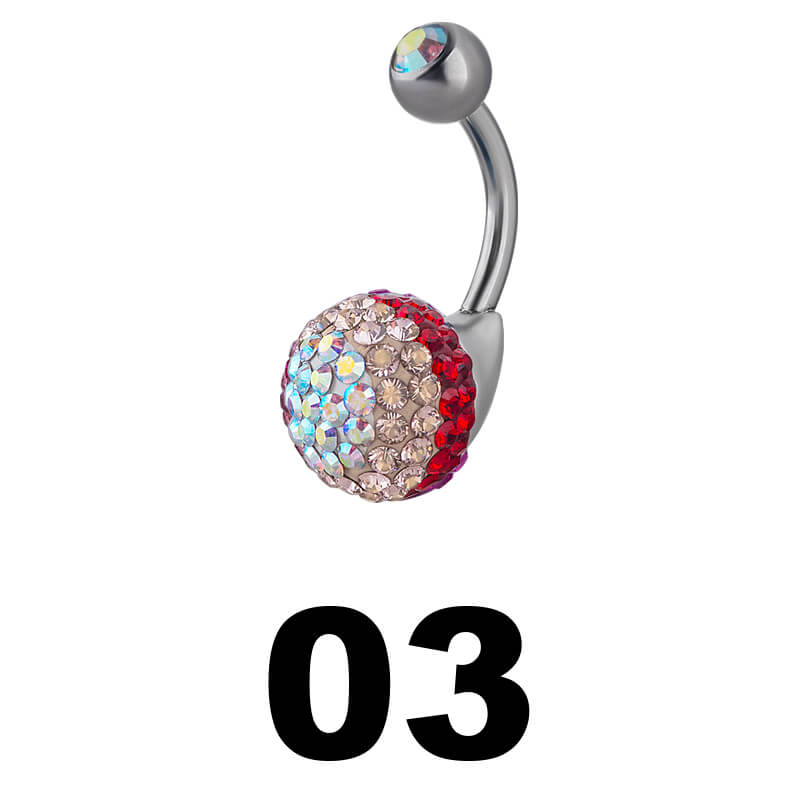 Seno Intimo Piercing Banana Curvo Barbell 1,6mm Con 4mm Zirconia Sfere Acciaio - Foto 3