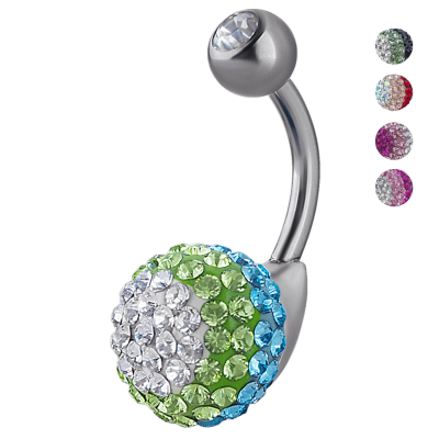 Crystal Galaxy Titanium Bananbell Navel