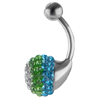 Crystal Galaxy Titanium Bananbell Navel