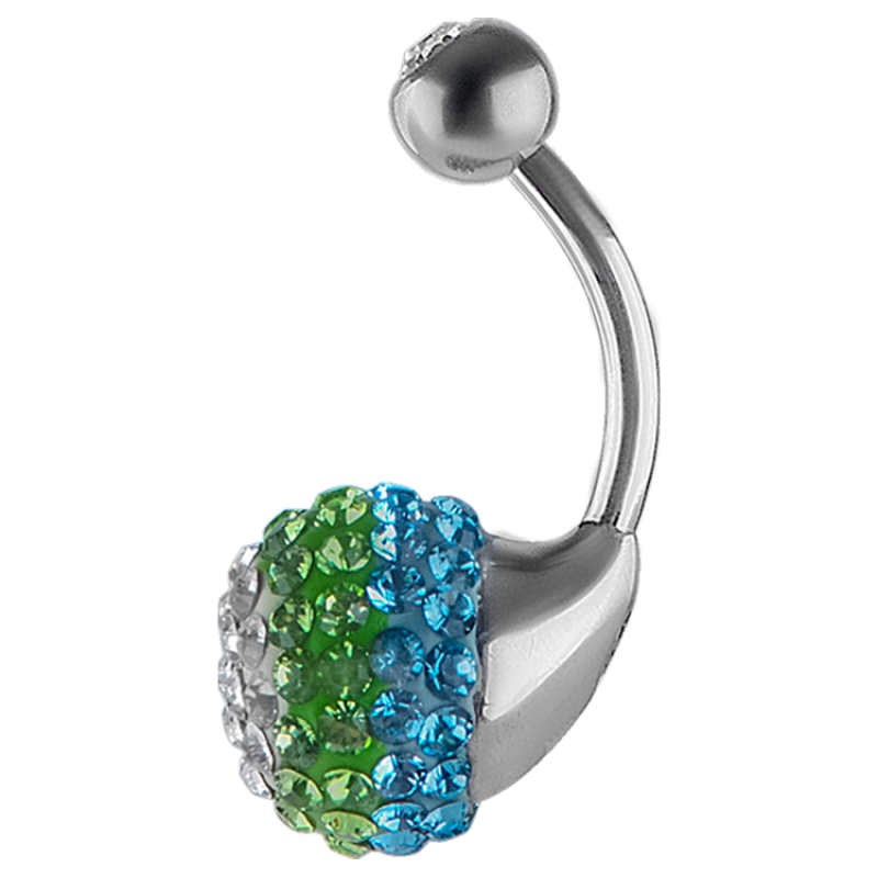 Crystal Galaxy Titanium Bananbell Navel