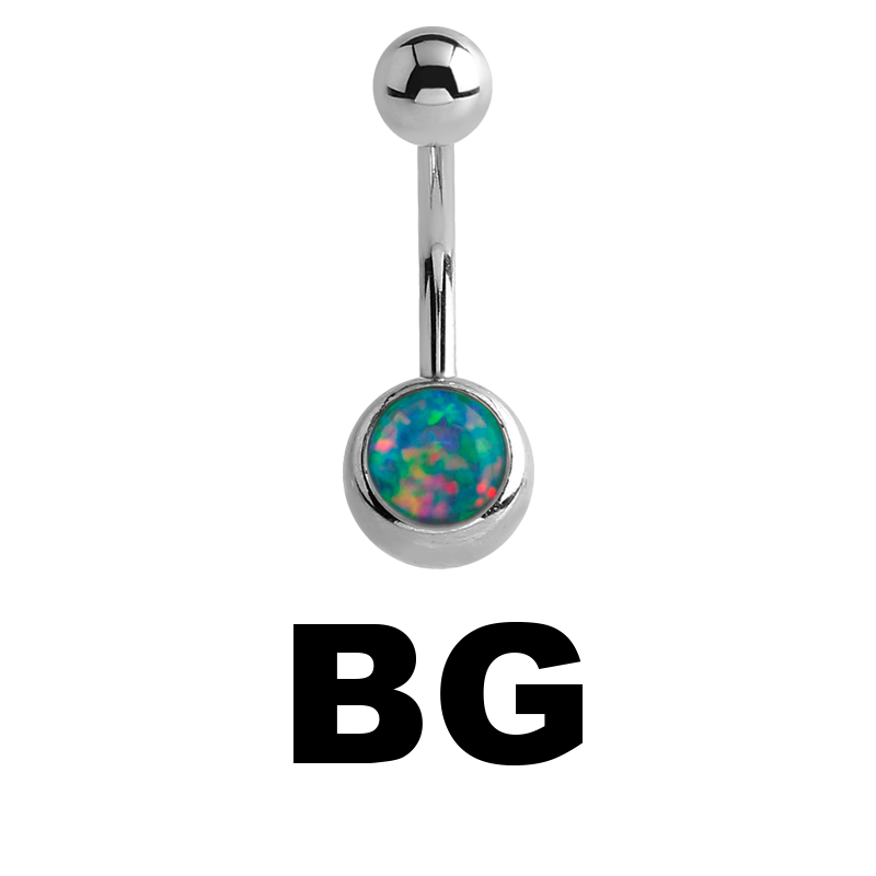 Titanium Opalbell Ombelico