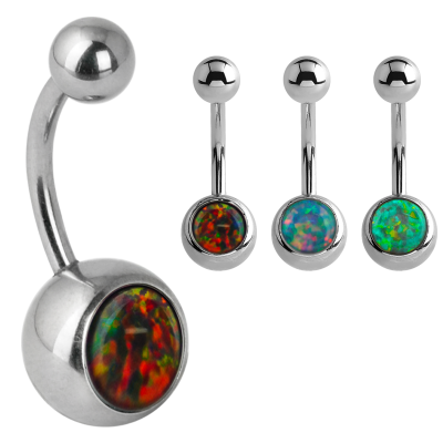 Titanium Opalbell Ombelico