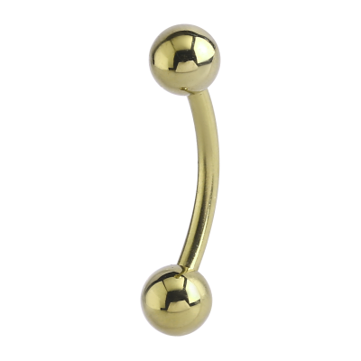 Zircon Titanium Micro Bananabell with 3.0mm Ball Orecchio