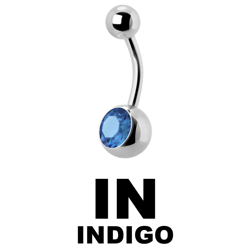 Titanium Jewelled Bananabell Ombelico