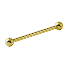 Gold Pvd Steel Micro Barbell