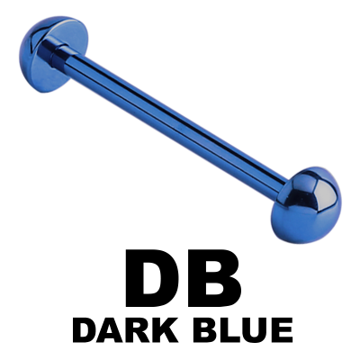 Titanium Half Balls Barbell Orecchio