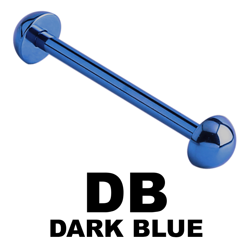 Titanium Half Balls Barbell Orecchio