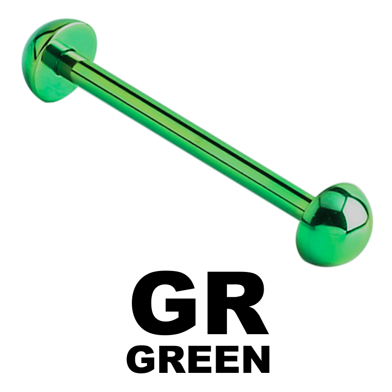 Titanium Half Balls Barbell Orecchio