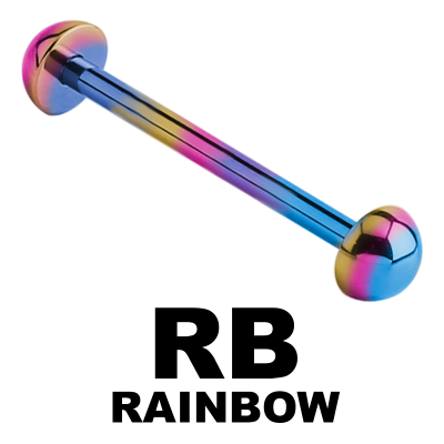 Titanium Half Balls Barbell Orecchio
