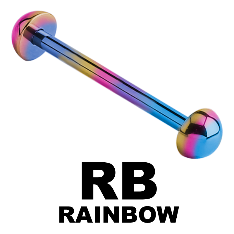 Titanium Half Balls Barbell Orecchio