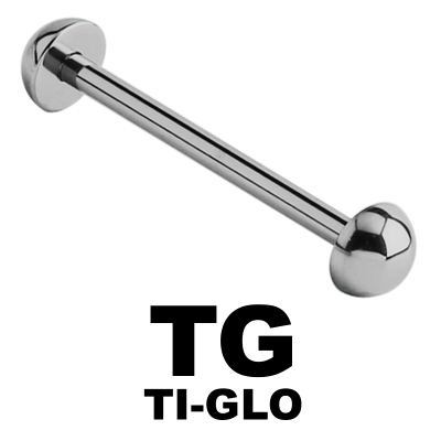 Titanium Half Balls Barbell Orecchio