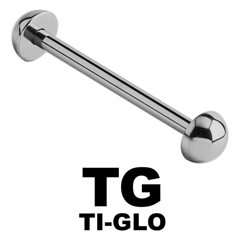 Titanium Half Balls Barbell Orecchio