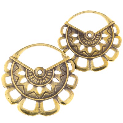 Brass Spiral Earrings  (price for pair) Orecchio
