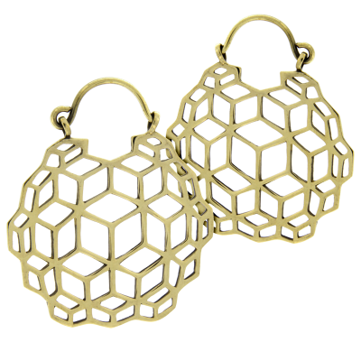 Brass Tribal Earrings (Price for Pair) Orecchio