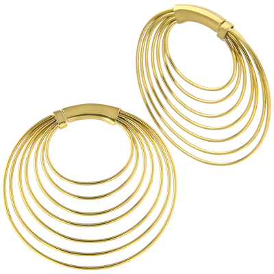 Brass Hand Made Earrings (Price for Pair) Orecchio