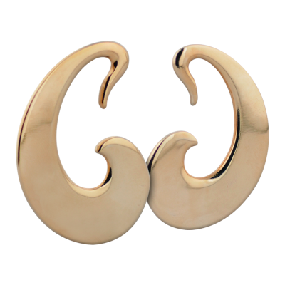 Rose Brass Tribal Earrings (Price for Pair) Orecchio