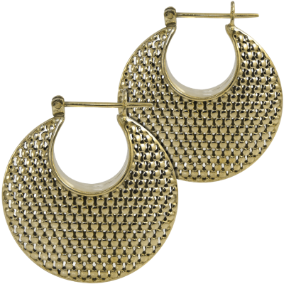 Brass Tribal Earrings (price for pair) Orecchini in ottone