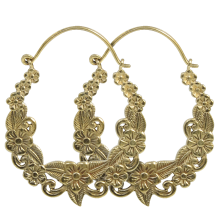 Brass Tribal Earrings (price for pair)