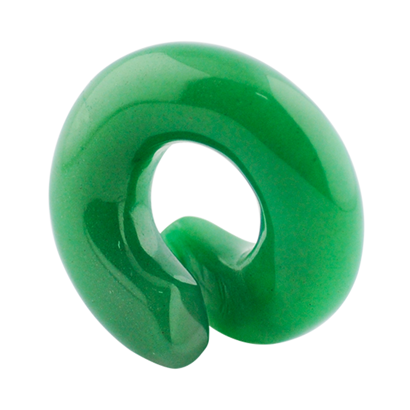 Natural Stone Coil Aventurine (Price for Pair) Spirals and Coils