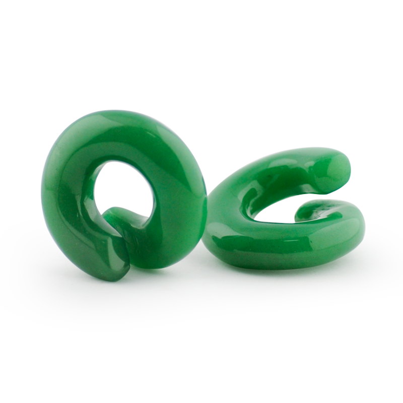 Natural Stone Coil Aventurine (Price for Pair) Spirals and Coils