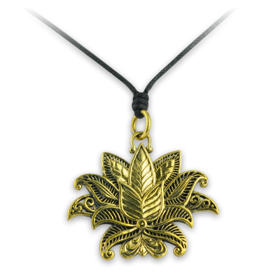 Necklace with Brass Tribal Pendant Collane e Pendenti