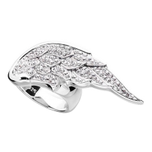 Crystal Wing Ring