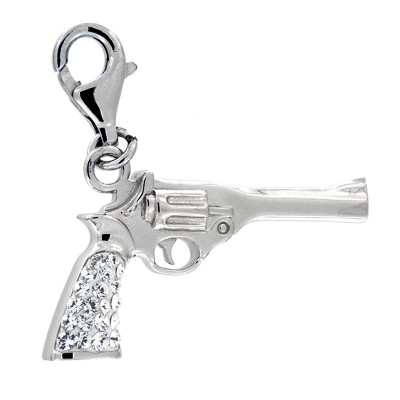 Crystal Gun Charm Charms