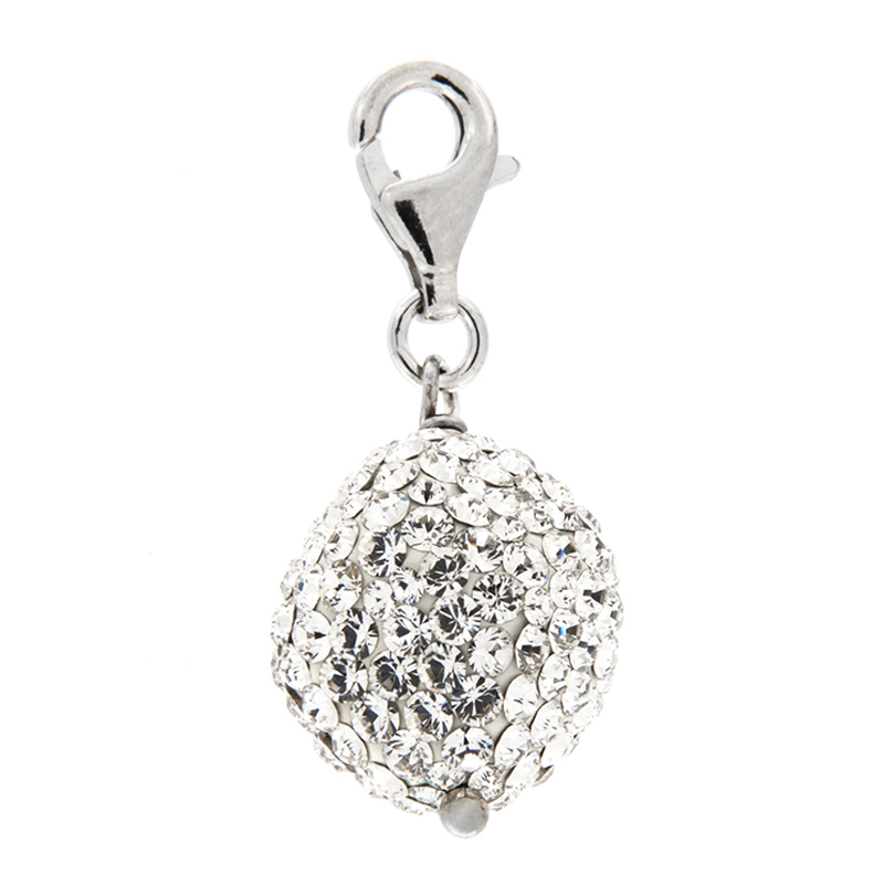 Crystal Baroque Pearl Charm Charms